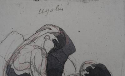 Auguste RODIN : Etude du mouvement, Gravure 2