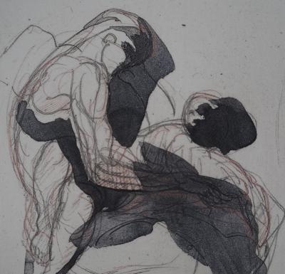 Auguste RODIN : Etude du mouvement, Gravure 2