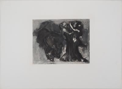 Auguste RODIN, La fête du Centaure, Gravure 2