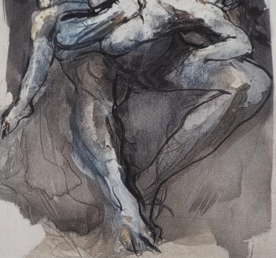 Auguste RODIN : Le fils endormi, Gravure 2