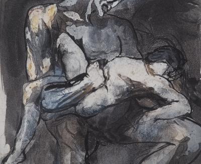 Auguste RODIN : Le fils endormi, Gravure 2