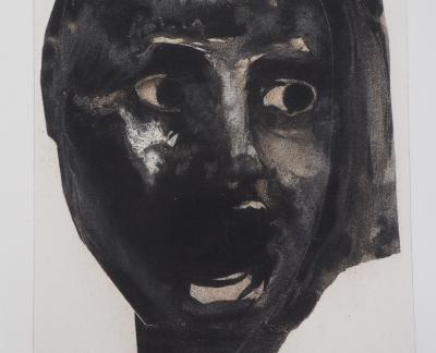 Auguste RODIN : Une des furies, Gravure 2