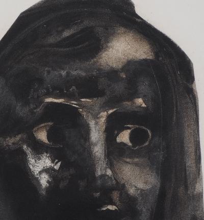 Auguste RODIN : Une des furies, Gravure 2