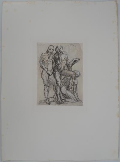 Auguste RODIN : La gêne, Gravure 2