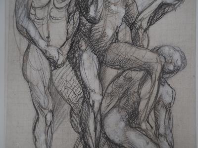 Auguste RODIN : La gêne, Gravure 2