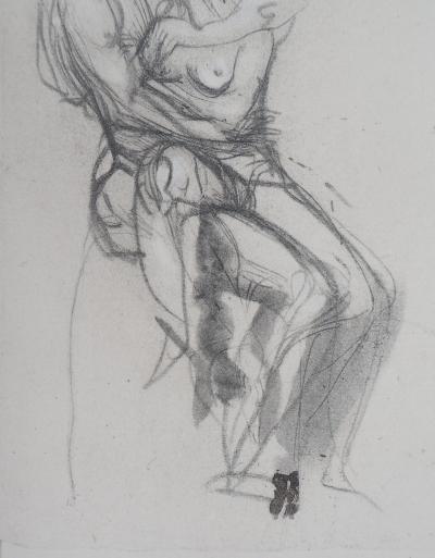 Auguste RODIN : Groupe de Françoise et Rimini, Gravure 2