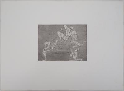 Auguste RODIN : Groupe d’ombres, Gravure 2