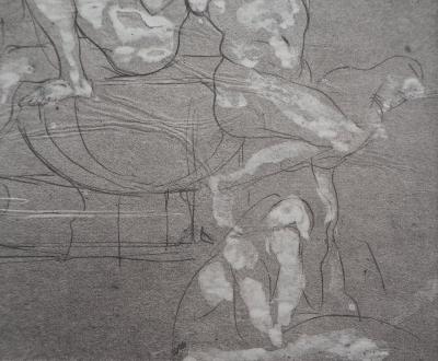 Auguste RODIN : Groupe d’ombres, Gravure 2
