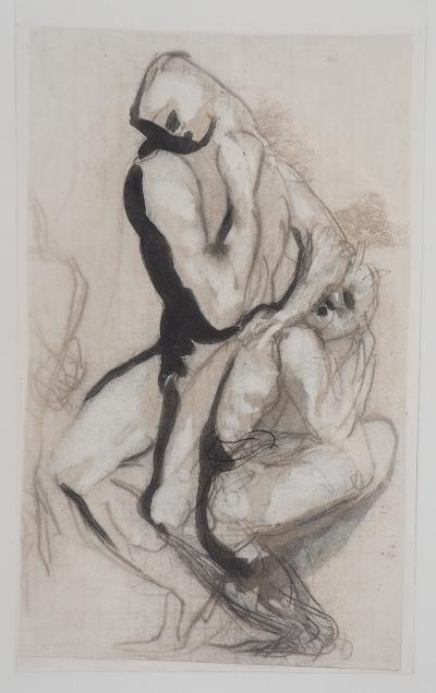 Auguste RODIN : Groupe d’hommes, Gravure 2