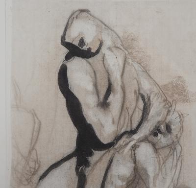 Auguste RODIN : Groupe d’hommes, Gravure 2