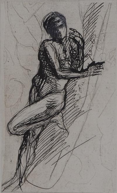 Auguste RODIN : L’homme qui pose, Gravure 2
