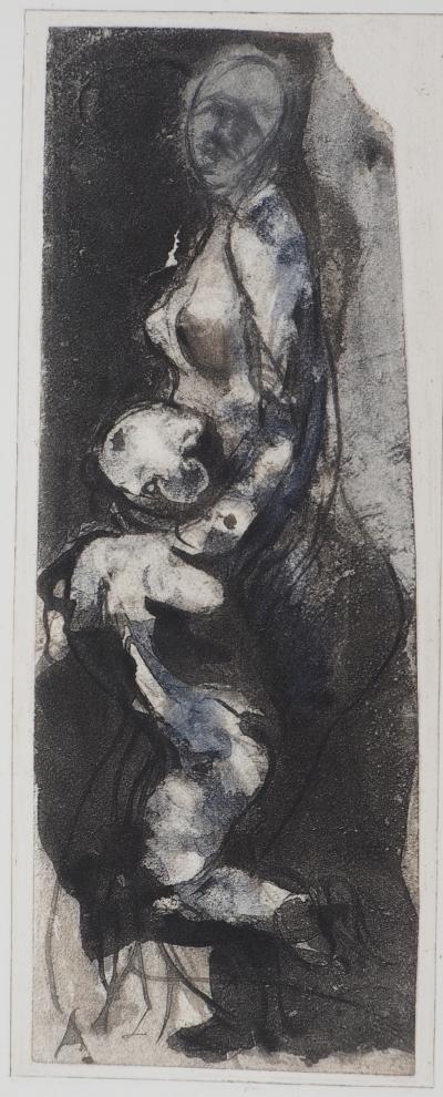 Auguste RODIN : L’amour maternel, Gravure 2