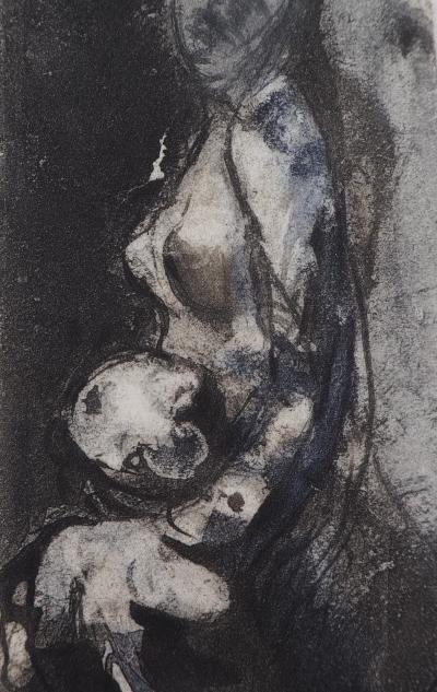 Auguste RODIN : L’amour maternel, Gravure 2