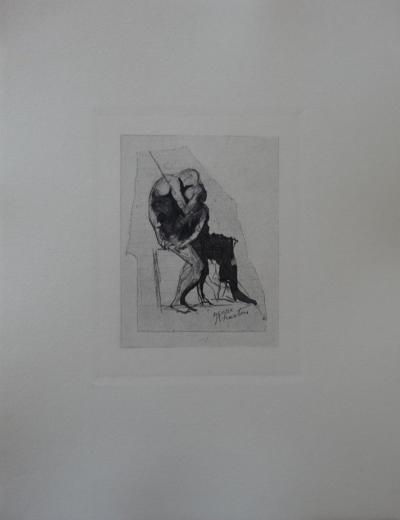 Auguste Rodin: The Kiss, Engraving 2
