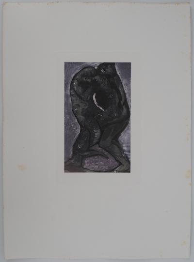 Auguste RODIN : La lutte, Gravure 2