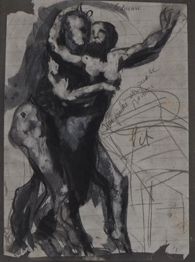 Auguste RODIN : La luxure, Gravure 2