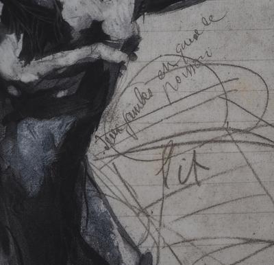 Auguste RODIN : La luxure, Gravure 2