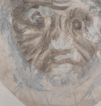 Auguste RODIN : Masque d’homme, Gravure 2