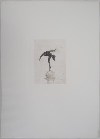 Auguste RODIN : Mercure, Gravure 2