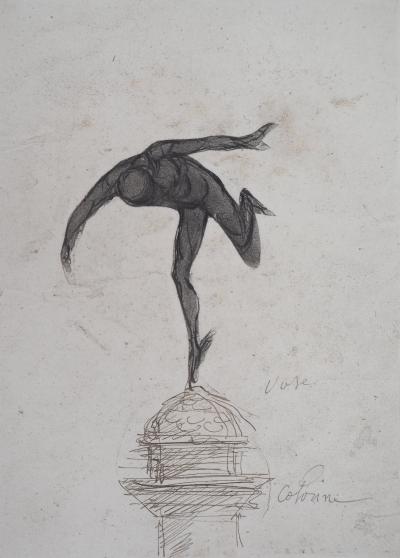Auguste RODIN : Mercure, Gravure 2