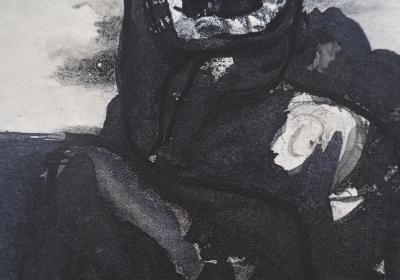 Auguste RODIN : La mère et son enfant, Gravure 2