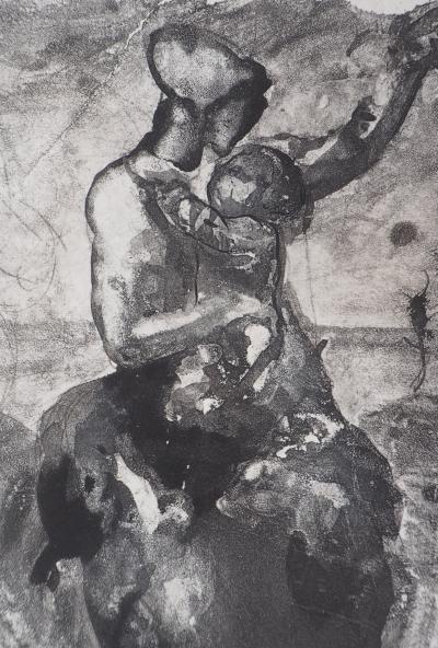 Auguste RODIN : Mère et enfant, Gravure 2