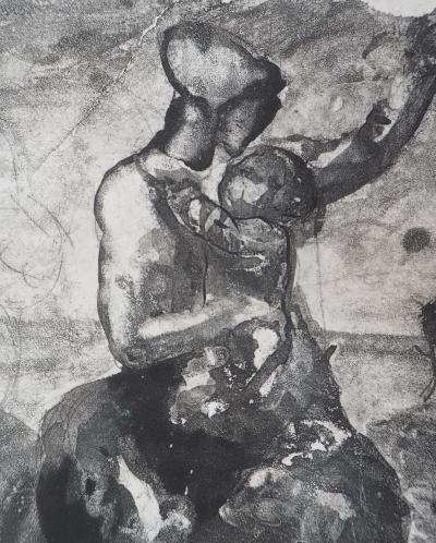 Auguste RODIN : Mère et enfant, Gravure 2
