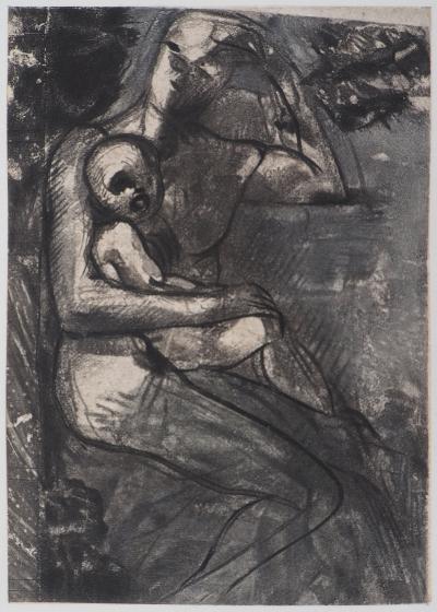 Auguste RODIN : Mère et fils, Gravure 2