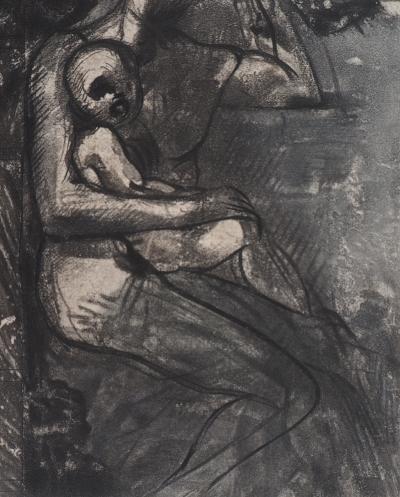 Auguste RODIN : Mère et fils, Gravure 2