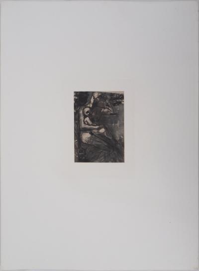 Auguste RODIN : Mère et fils, Gravure 2