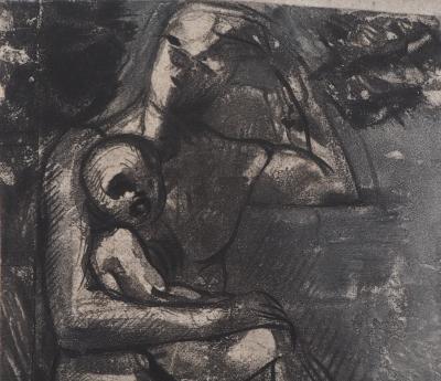Auguste RODIN : Mère et fils, Gravure 2