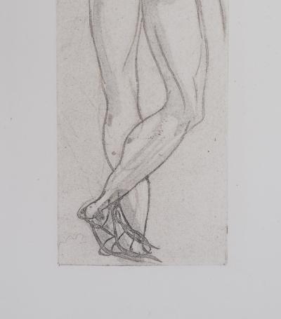 Auguste RODIN : Ombre de guerrier, Gravure 2