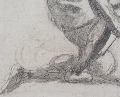 Auguste RODIN : Ombre d'homme, Gravure 2