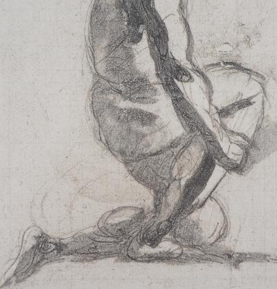 Auguste RODIN : Ombre d'homme, Gravure 2