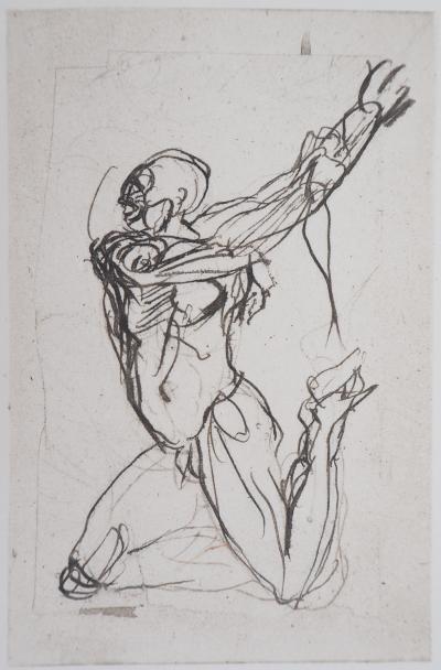 Auguste RODIN : Deux planches, Ombres, Gravure 2