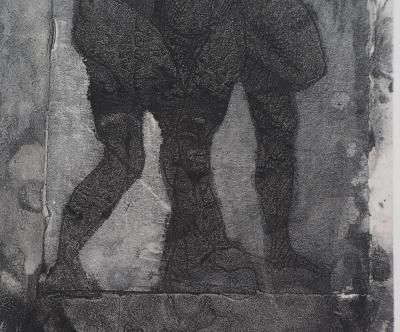 Auguste RODIN : Ombres de trois guerriers, Gravure 2