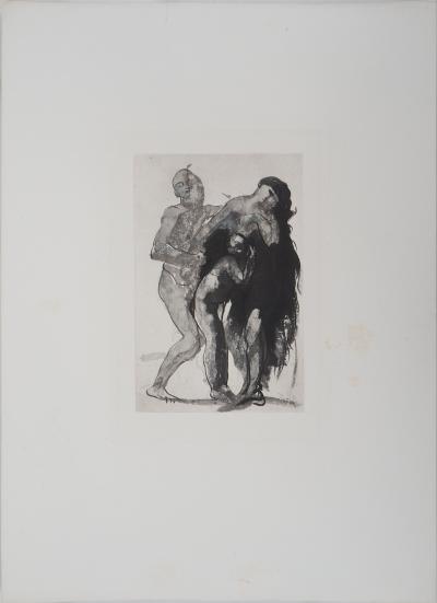 Auguste RODIN : Pastorale, Gravure 2