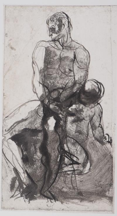 Auguste RODIN, Père et enfant, Gravure 2