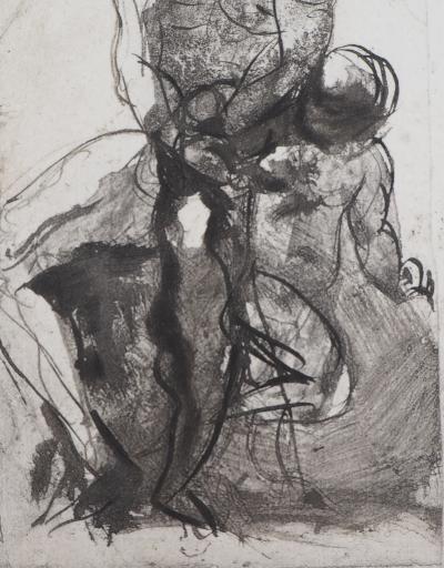 Auguste RODIN, Père et enfant, Gravure 2