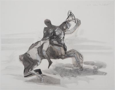 Auguste RODIN : Retour du sabbat, Gravure 2