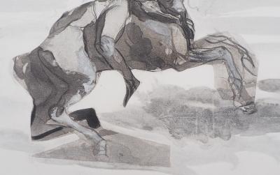Auguste RODIN : Retour du sabbat, Gravure 2