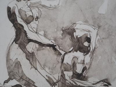 Auguste RODIN : Scène de lutte, Gravure 2