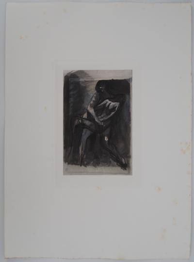 Auguste RODIN : Le tango amoureux, Gravure 2