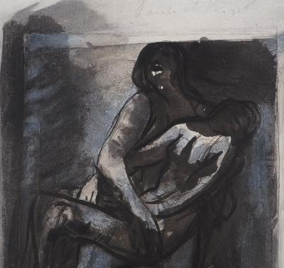 Auguste RODIN : Le tango amoureux, Gravure 2