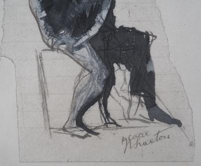Auguste RODIN : Tendre baiser, Gravure 2