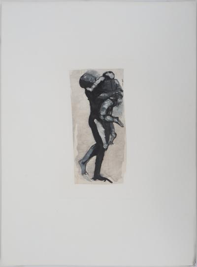 Auguste RODIN : Tendresse maternelle, Gravure 2