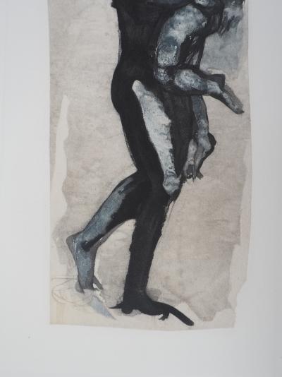 Auguste RODIN : Tendresse maternelle, Gravure 2