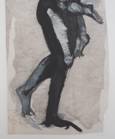 Auguste RODIN : Tendresse maternelle, Gravure 2