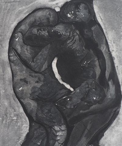 Auguste RODIN : Transmutation de l’homme et du reptile, Gravure 2