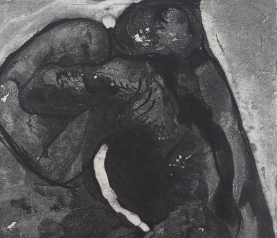 Auguste RODIN : Transmutation de l’homme et du reptile, Gravure 2